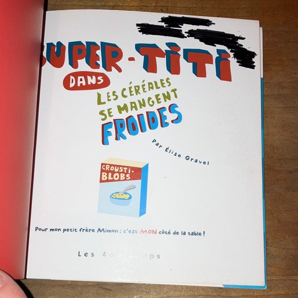 Elise Gravel Super-Titi French kids humourous Book - Picture 3 of 11